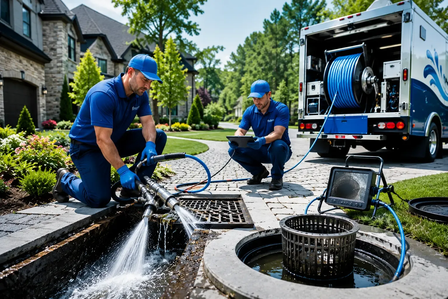 Local outdoor drain cleaning professionals in Blanchard, PA